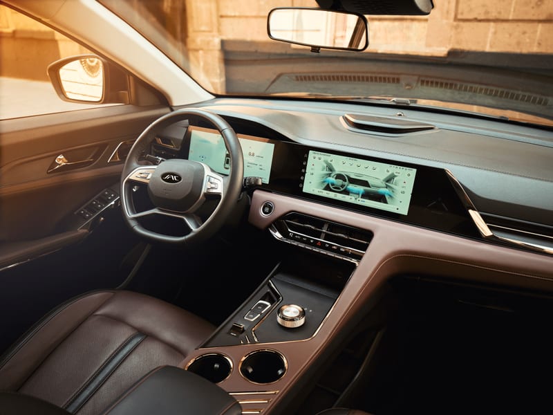 Cockpit des JAC JS8 PRO