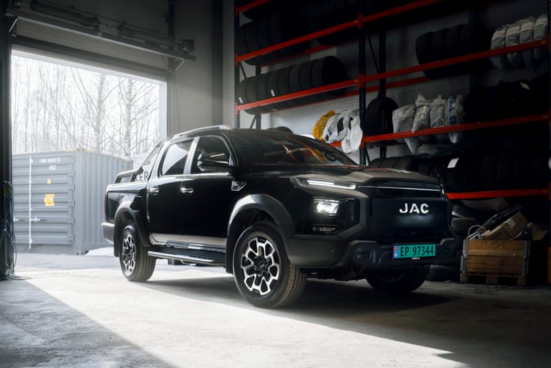 JAC T9 Pickup in der Seitenansicht